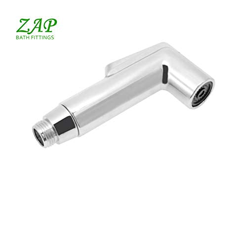 ZAP Nexa ABS Health Faucet Handheld Spray Gun | Chrome Finish Bidet Sprayer | Handheld Toilet Jet Spray for Bathroom | Multipurpose Hand Shower for Hygiene & Cleaning