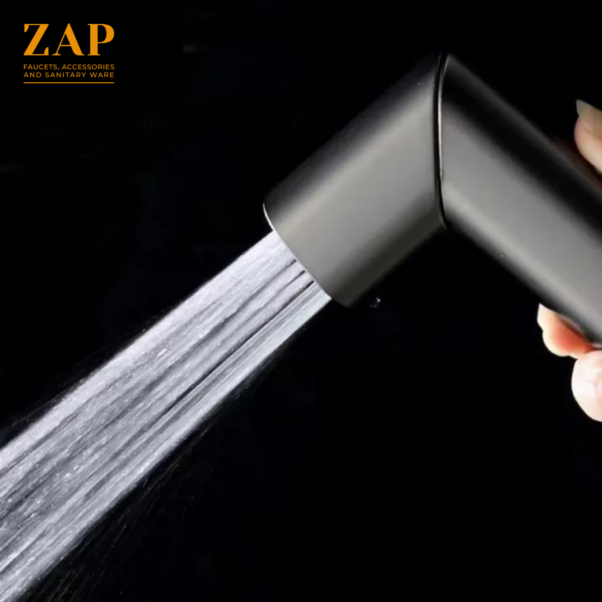 ZAP Elixir 5432 Black Health Faucet Sliding