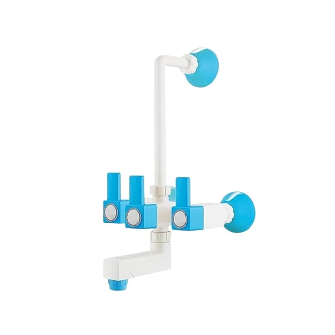 PVC Wall-Mounted Mixer with 3-in-1 Hot & Cold Control