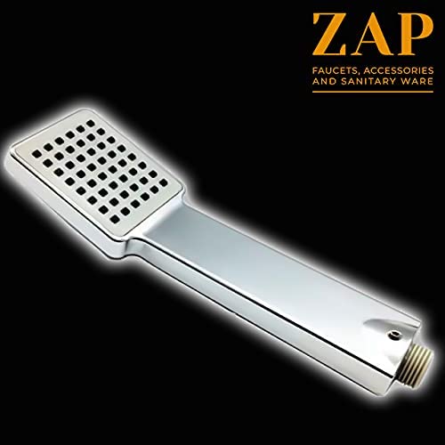 ZAP BX009 ABS High Pressure Handheld Shower Set | With Hose Pipe & Screws | Chrome Finish