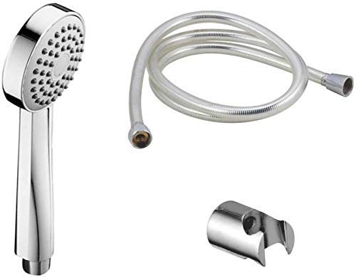 Light Weight Sleek High-Pressure Plastic and Chrome Water-Saving Hand Shower Prime Complete with Head (Medium)