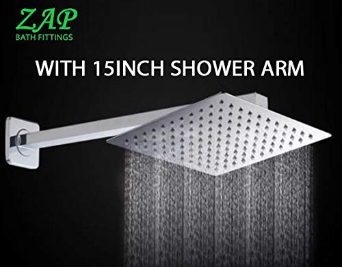 Brezza 2 in 1 Wall Mixer with Overhead Shower