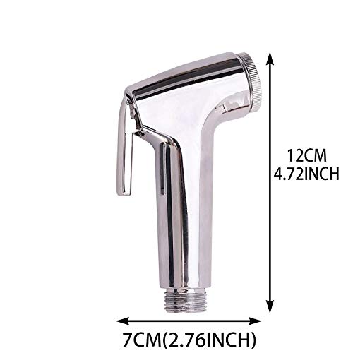 ZAP Deluxe ABS Health Handheld Shower | Chrome Finish Spray Hand Faucet Gun (1)