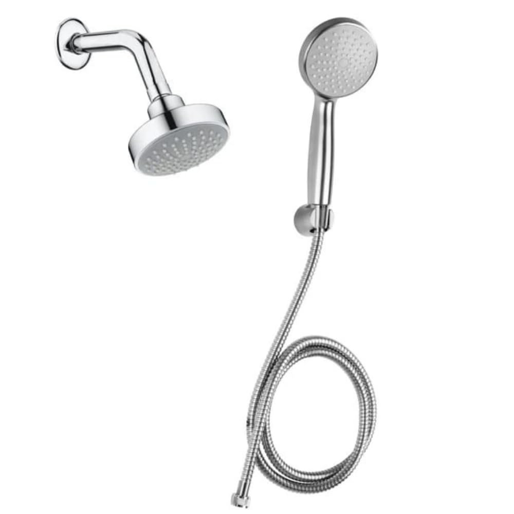 ZAP Ultra SH 1386 Overhead and Hand Shower Combo – Chrome Finish Dual Shower Head System | Multi Spray Modes | Spa-Style Rain Shower | Easy Installation | Bathroom Shower Set