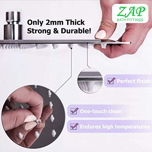 Brezza 2 in 1 Wall Mixer with Overhead Shower