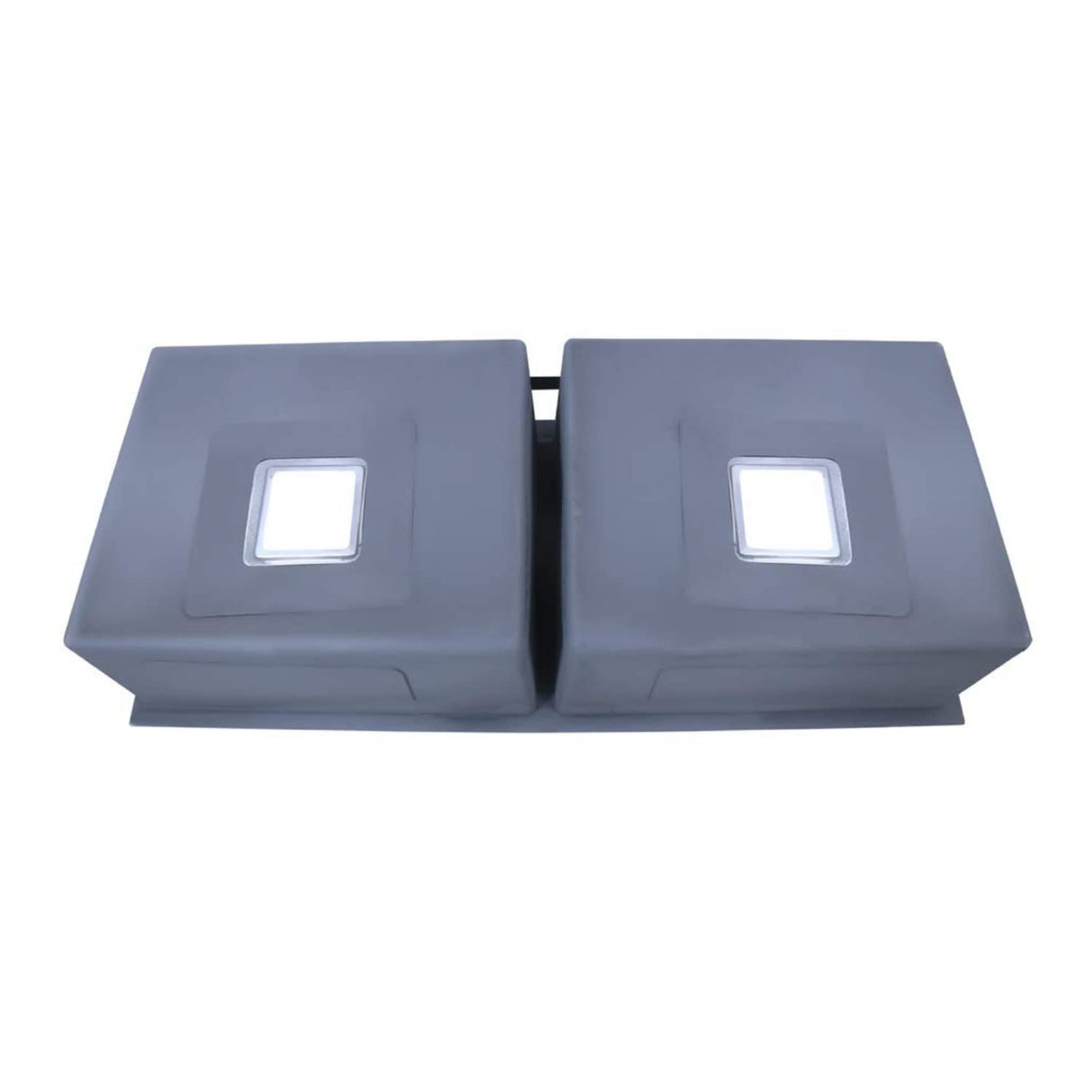 ZAP Quiet Design Double Bowl Kitchen Sink – 45x20 cm Chrome Finish with R-Angle Corners, Thick Soundproof Padding, Easy Filter Drainage System | Modern Stainless Steel Sink for Modular Kitchens