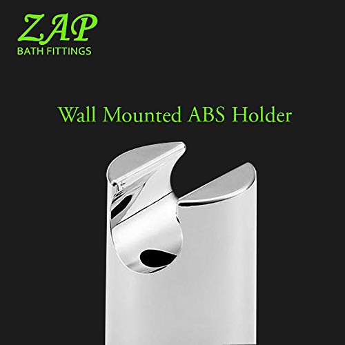ZAP Delta Brass Health Faucet | Handheld Toilet Spray Gun | Chrome Finish | 1.25m Stainless Steel Hose | Wall Hook & Clutch Set | Bidet Sprayer for Bathroom Use