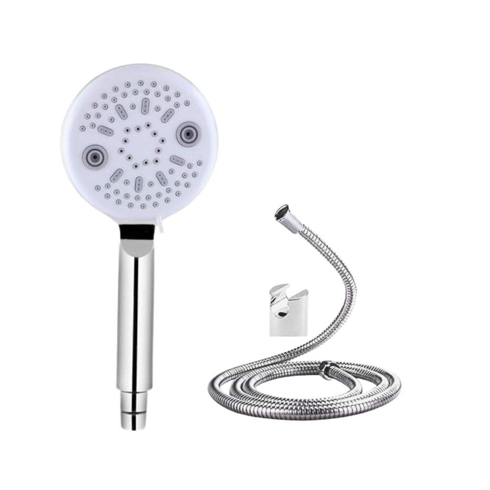 ZAP Ultra SH 1387 Overhead and Hand Shower Combo – Chrome Finish Dual Shower Head System | Multi Spray Modes | Spa-Style Rain Shower | Easy Installation | Bathroom Shower Set