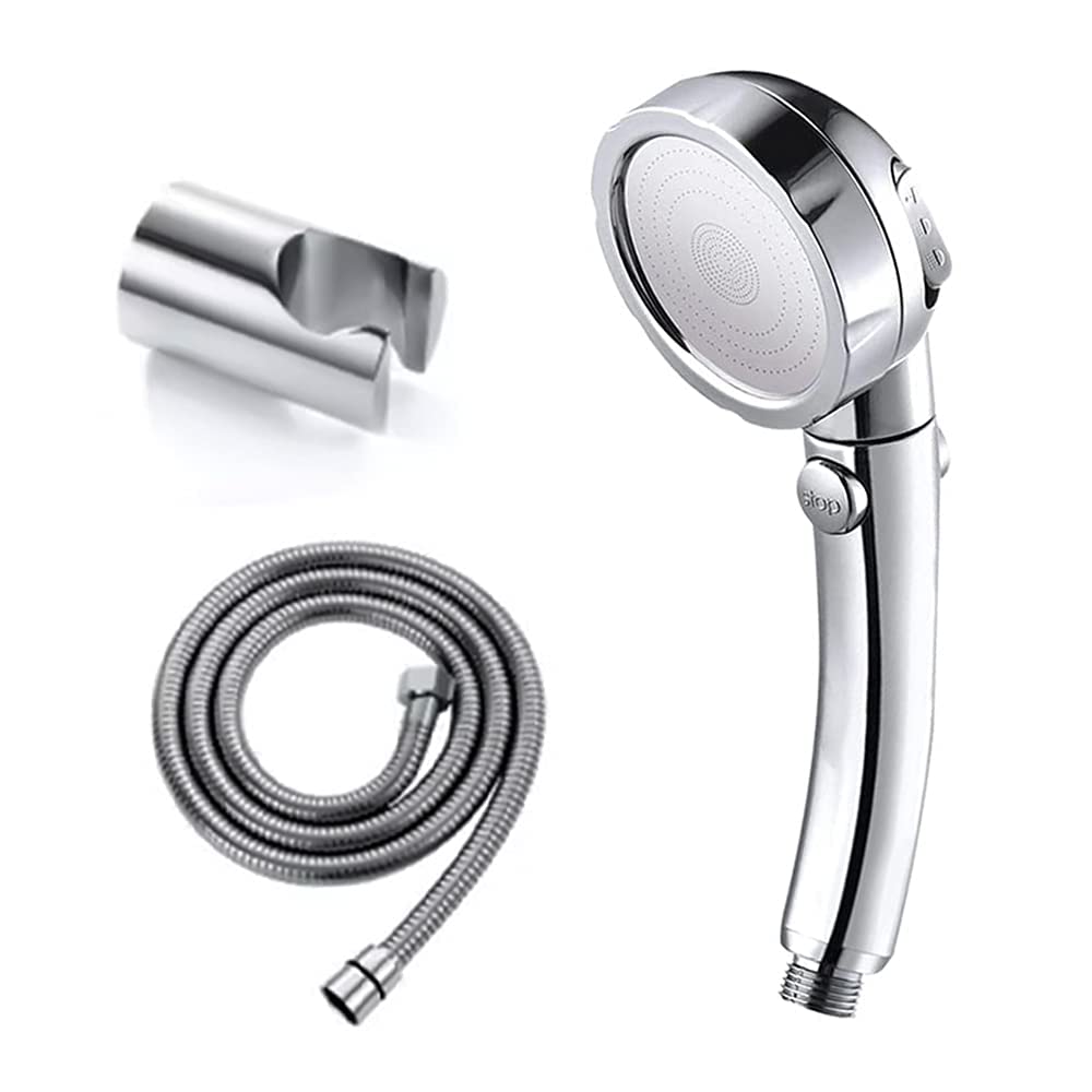 Exotic 3-Mode High-Pressure Hand Shower Set with Hose Pipe