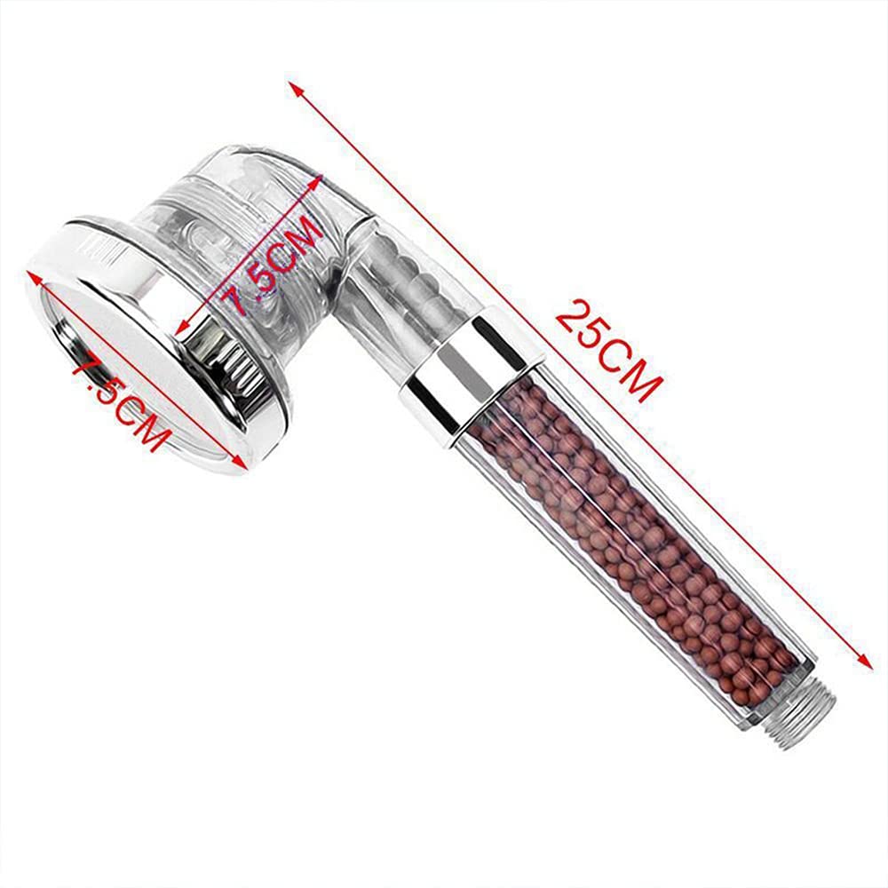 ZAP Exotic Handheld Shower set High Pressure Detachable Shower Head with Hand Spray & ON/OFF Pause Switch & 3 Spray Setting Showerhead with 1.5m Long Hose & Shower Stand wall Mounted (Filter Beads)