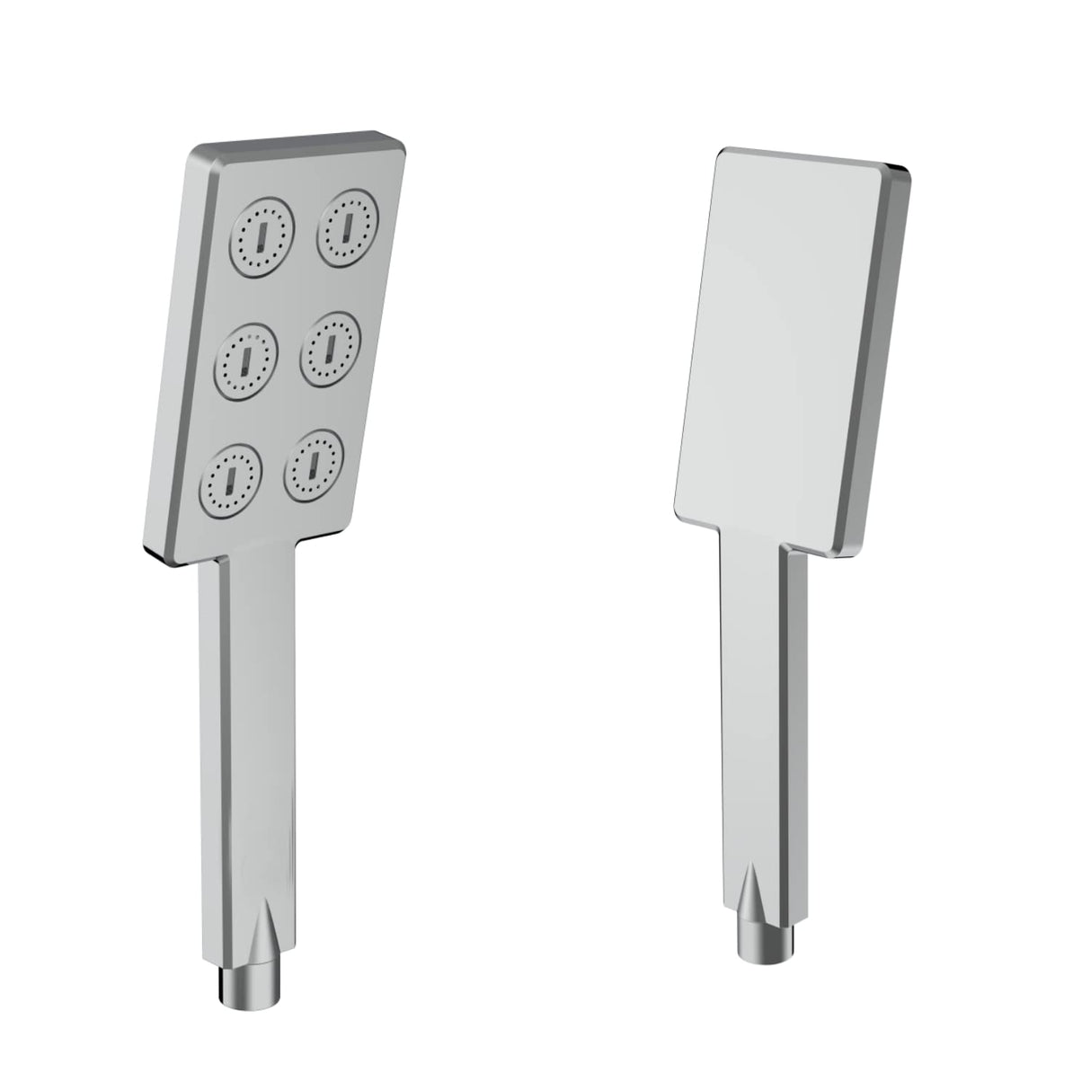 ZAP Rain Spray Hand Shower – Modern Stainless Steel Face | High Pressure | Chrome Finish