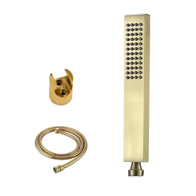 Ultra 5552 Gold Hand Shower with Tube & Holder