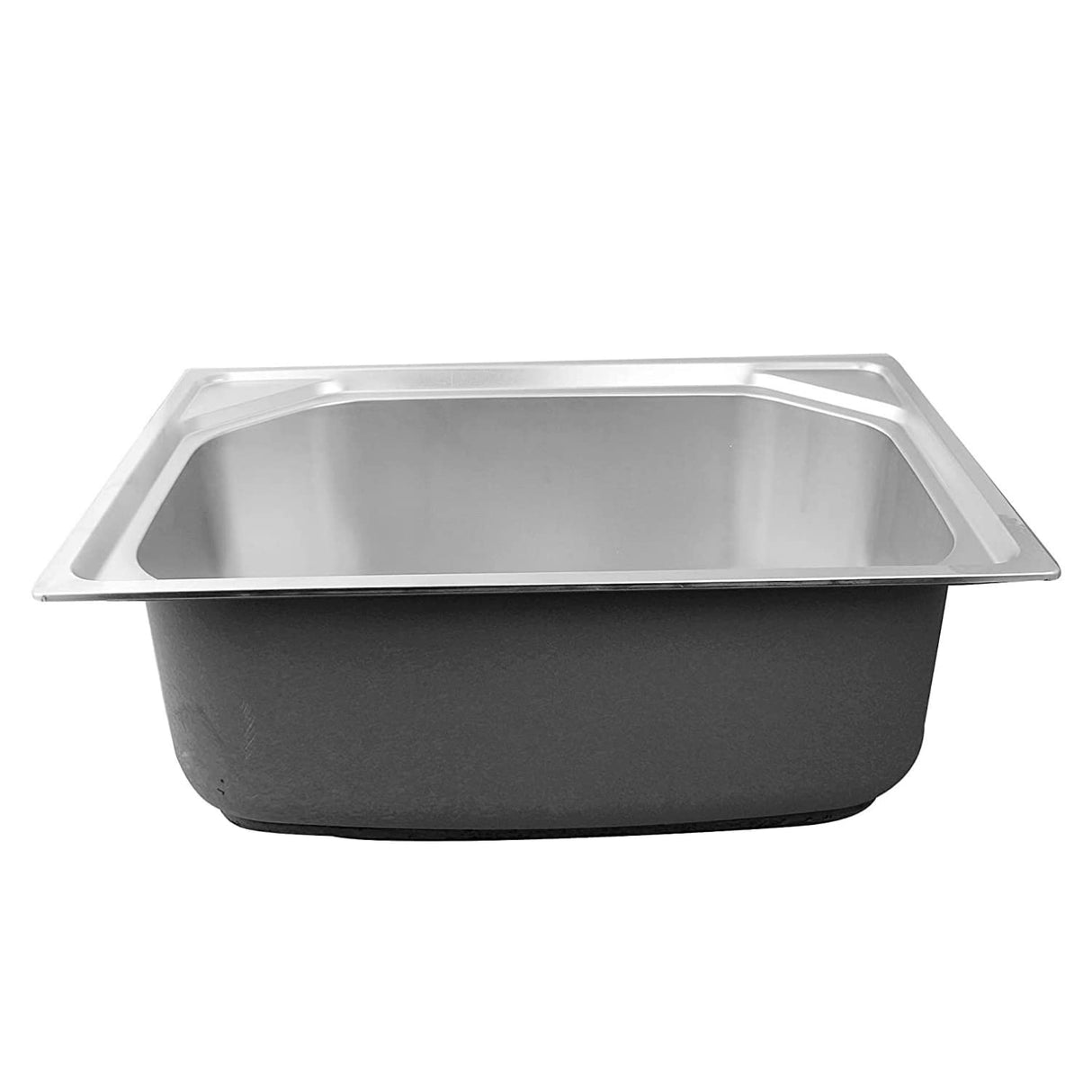 ZAP Single Bowl Kitchen Sink 24x18x9 Inch | Matte Finish Stainless Steel | Medium Size | Rust & Stain Resistant | Durable & Easy to Clean | Ideal for Modular Kitchens