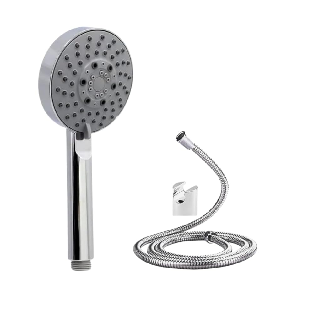 ZAP ULTRA SH 1388 OVERHEAD AND HAND SHOWER COMBO | DUAL SHOWER HEAD SET | MULTI-SPRAY SETTINGS | CHROME FINISH | SPA-LIKE RAIN SHOWER | EASY INSTALLATION