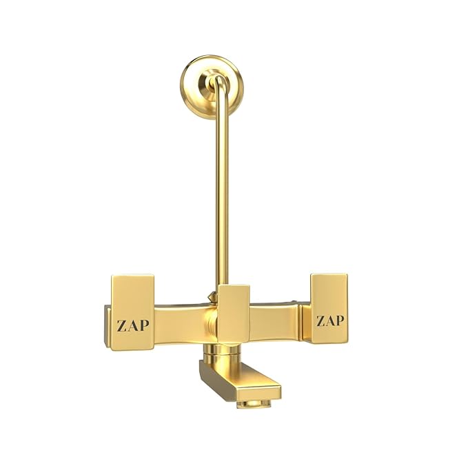 Skoda 2-in-1 Gold Plated Wall Mixer