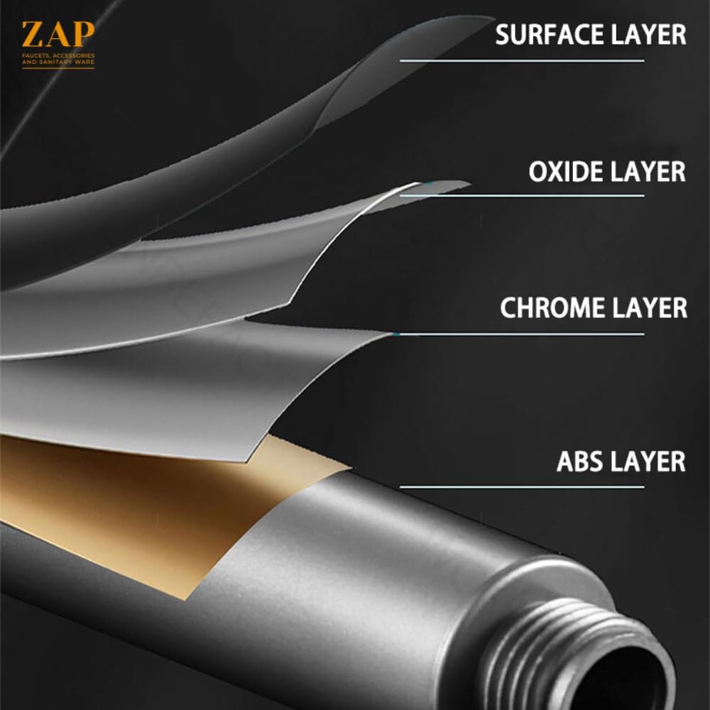 Black Filtered Handheld Shower – 3 Spray Modes with Pause Switch