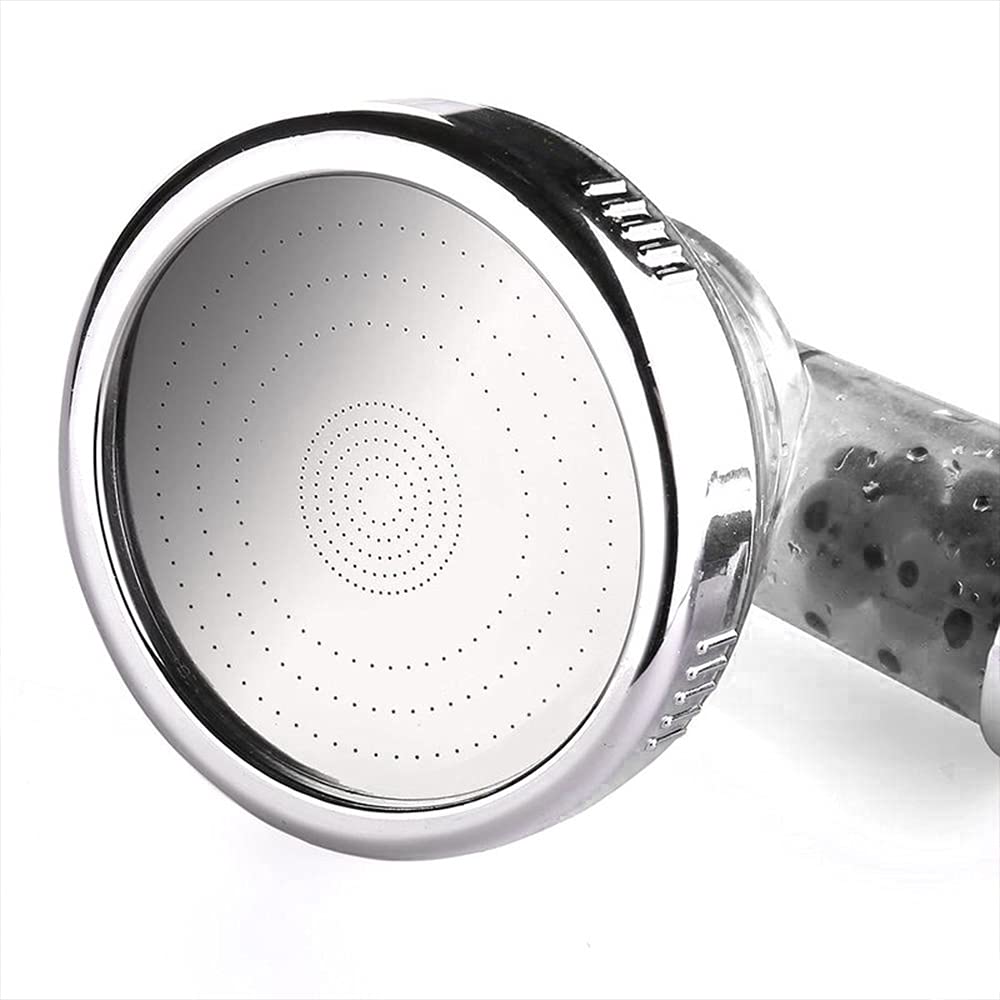 ZAP Exotic Handheld Shower set High Pressure Detachable Shower Head with Hand Spray & ON/OFF Pause Switch & 3 Spray Setting Showerhead with 1.5m Long Hose & Shower Stand wall Mounted (Filter Beads)