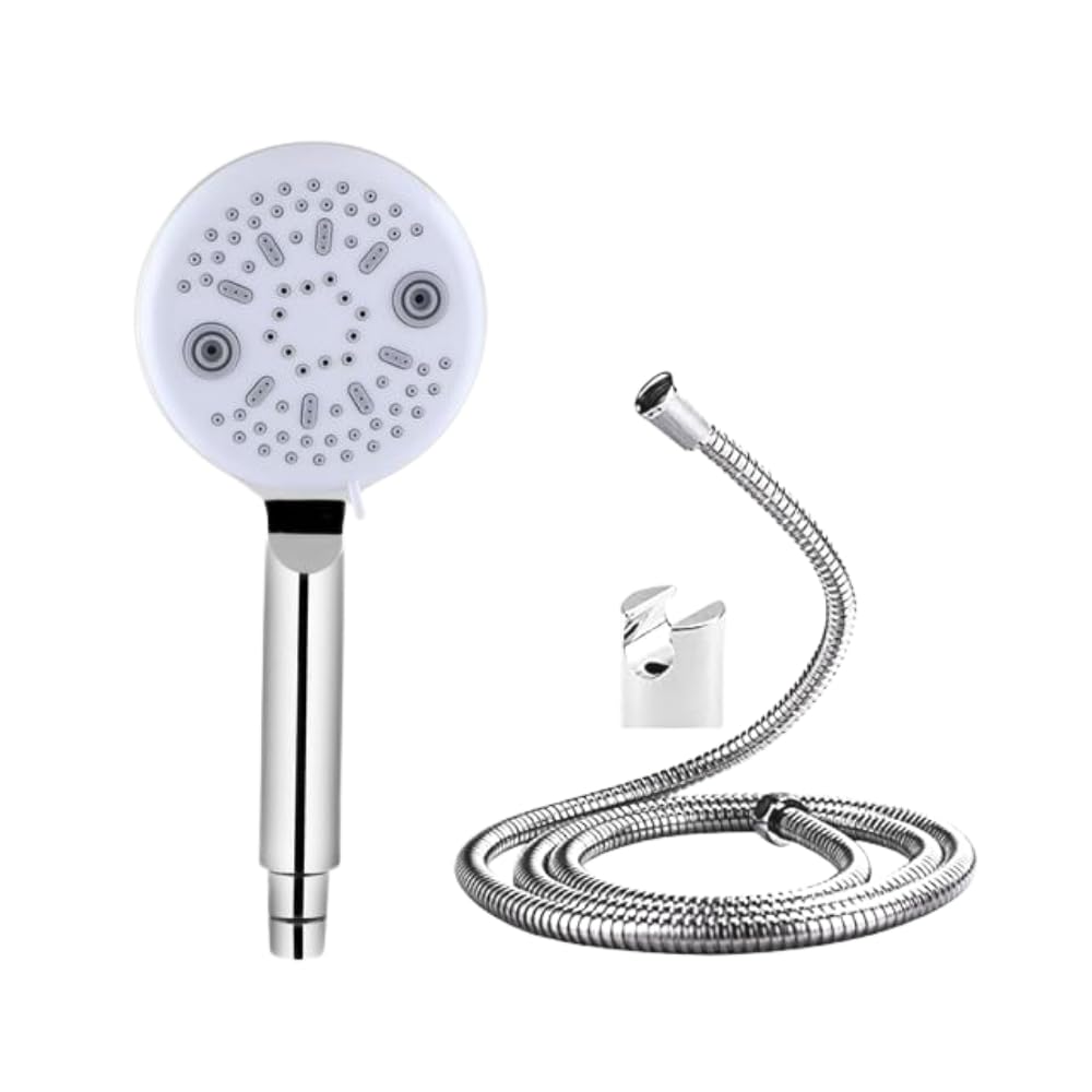 ZAP Eclipse Series Stainless Steel Modern Design Multi Modes Handheld Shower Without Hose & Bracket For Bathroom Chrome Finish