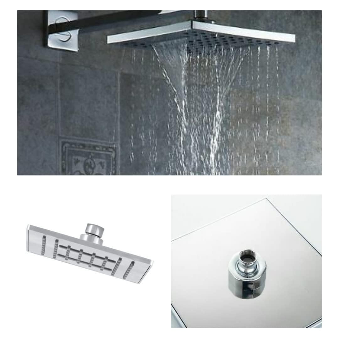 ZAP Lunar Series Handheld Shower Chrome Plated Finish with Stainless Tube 1mtr Length and Wall Hook (Hand Shower set)