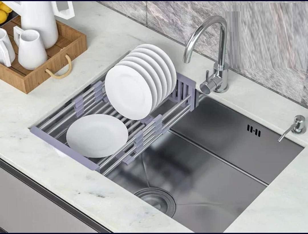 Zap Kitchen Sink Spacious Single Bowl 18x16x10 Inch | Thick Stainless Steel with Satin Finish | Includes Steel Waste Coupling, Waste Pipe & Drainer Basket | Rust & Stain Resistant Basin for Modern Kitchens, Bars & Homes