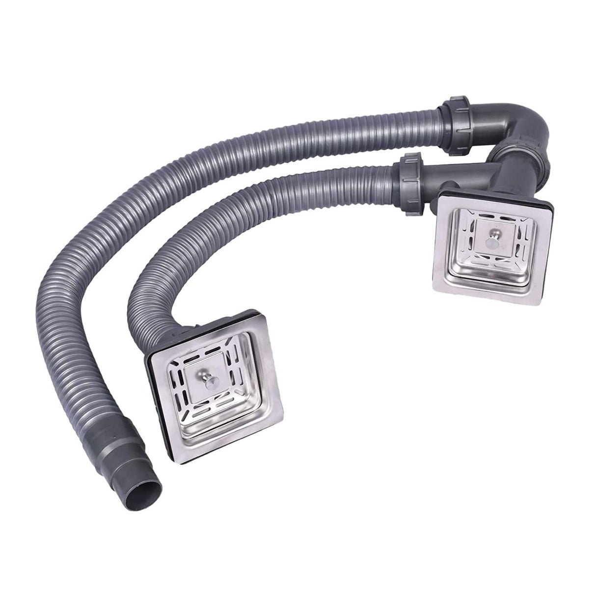 ZAP Double Bowl Stainless Steel Kitchen Sink – 45x20 cm Gold Finish | Dual Water Aerator, Fruit Basket, Drainer Basket, Waste Coupling & Pipe | Zero Radius Corners | Smooth Drainage for Modern Kitchens