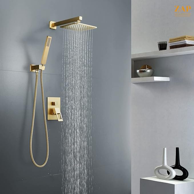 Ultra 5552 Gold Hand Shower with Tube & Holder