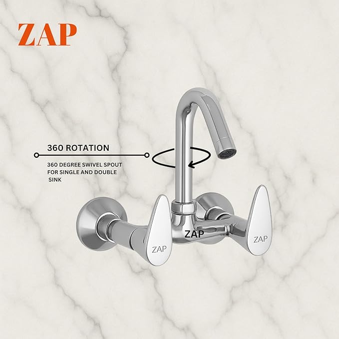 Brezza Brass Kitchen Sink Mixer Tap