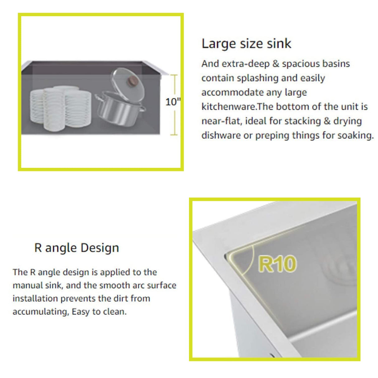 ZAP Double Bowl Stainless Steel Kitchen Sink – 37x18 cm Chrome Finish | Dual Water Aerator, Drainer Basket, Waste Pipe & Coupling | Noise Reduction Pads | Easy Drainage | Large Size for Modular Kitchens