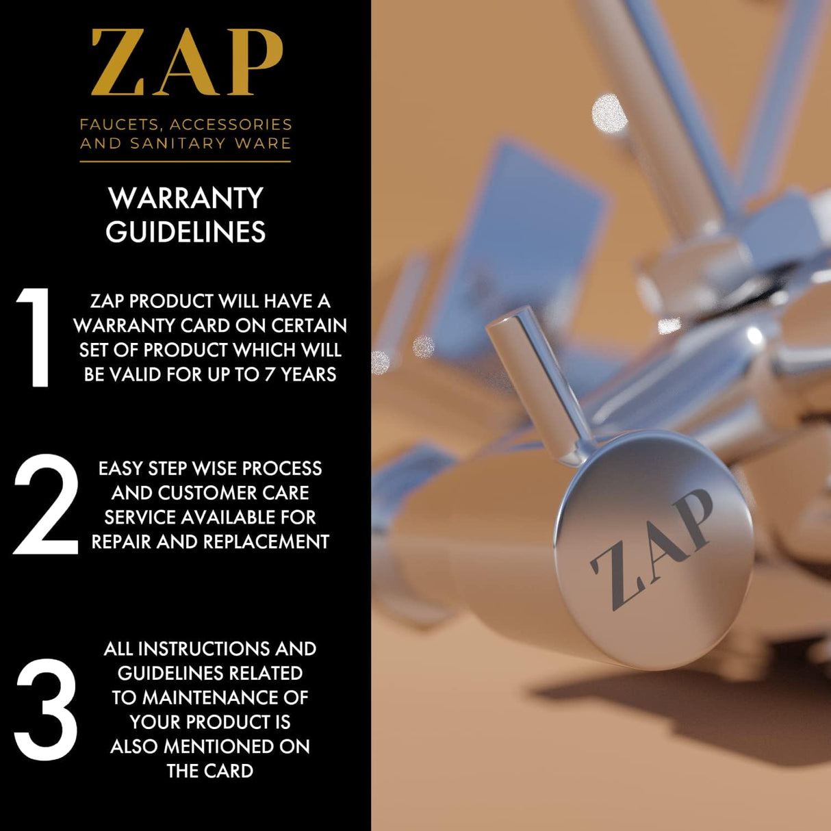 Elixir 3-in-1 Brass Wall Mixer with Overhead Shower Provision