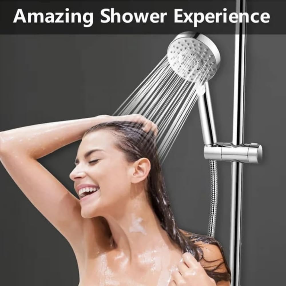 ZAP ULTRA SH 1388 OVERHEAD AND HAND SHOWER COMBO | DUAL SHOWER HEAD SET | MULTI-SPRAY SETTINGS | CHROME FINISH | SPA-LIKE RAIN SHOWER | EASY INSTALLATION