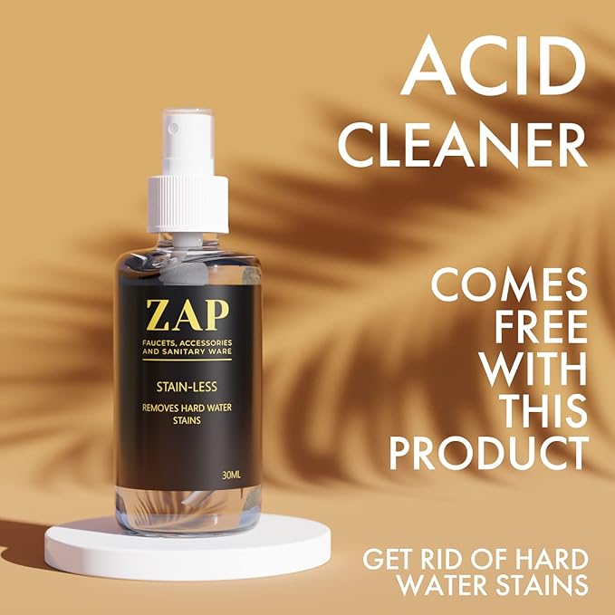 Elixir 2-in-1 Full Brass Wall Mixer Tap with Overhead Shower