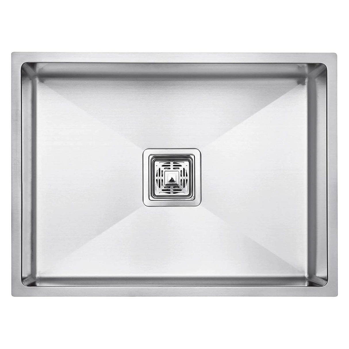 ZAP Spacious Single Bowl Kitchen Sink 24x18x10 Inch | Matte Finish Thick SS-304 Stainless Steel | Includes Steel Waste Coupling, Waste Pipe & Drainer Basket | Durable & Stain Resistant