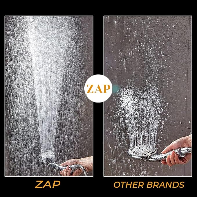 Exotic 3-Mode High-Pressure Hand Shower Set with Pause Switch