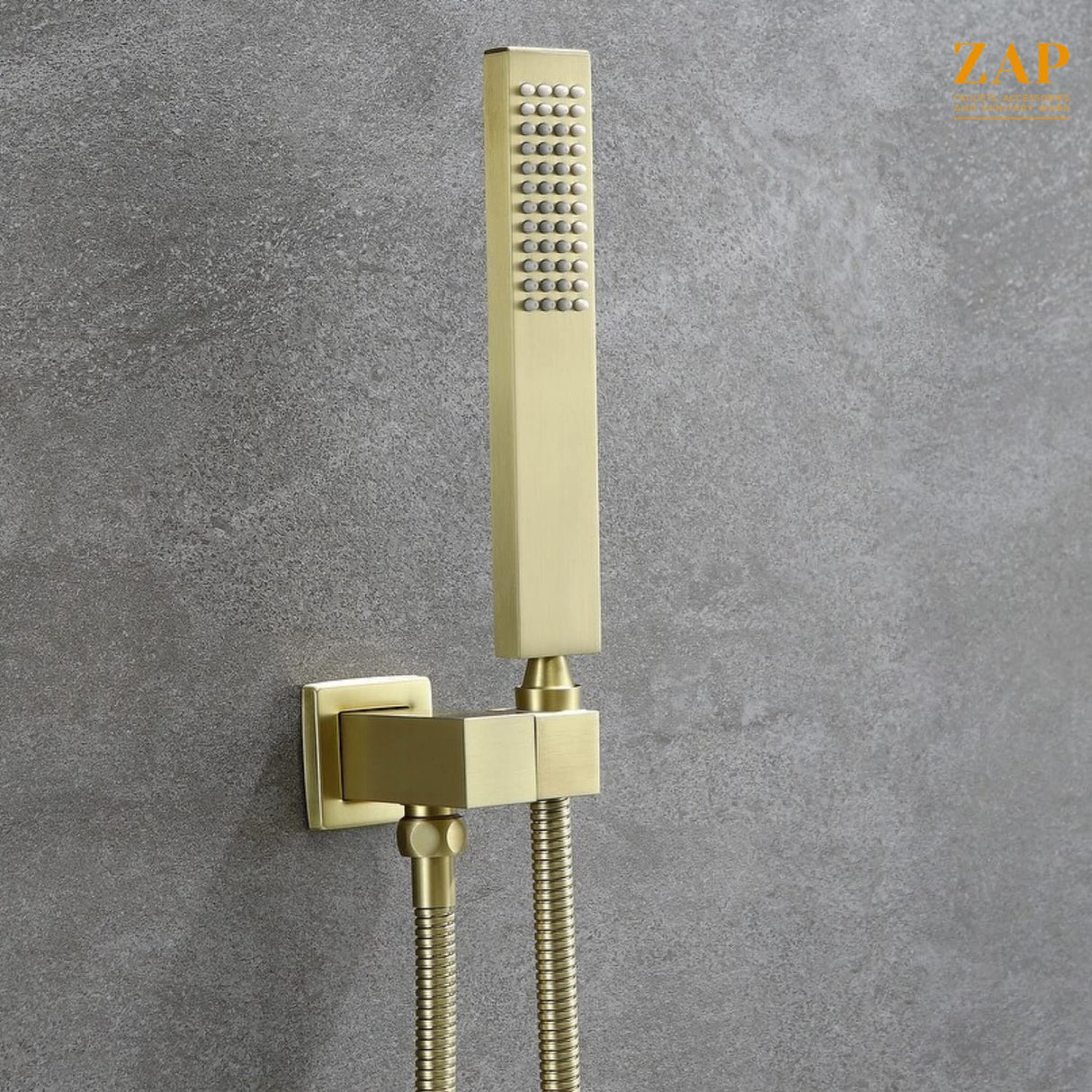 Ultra 5552 Gold Hand Shower with Tube & Holder