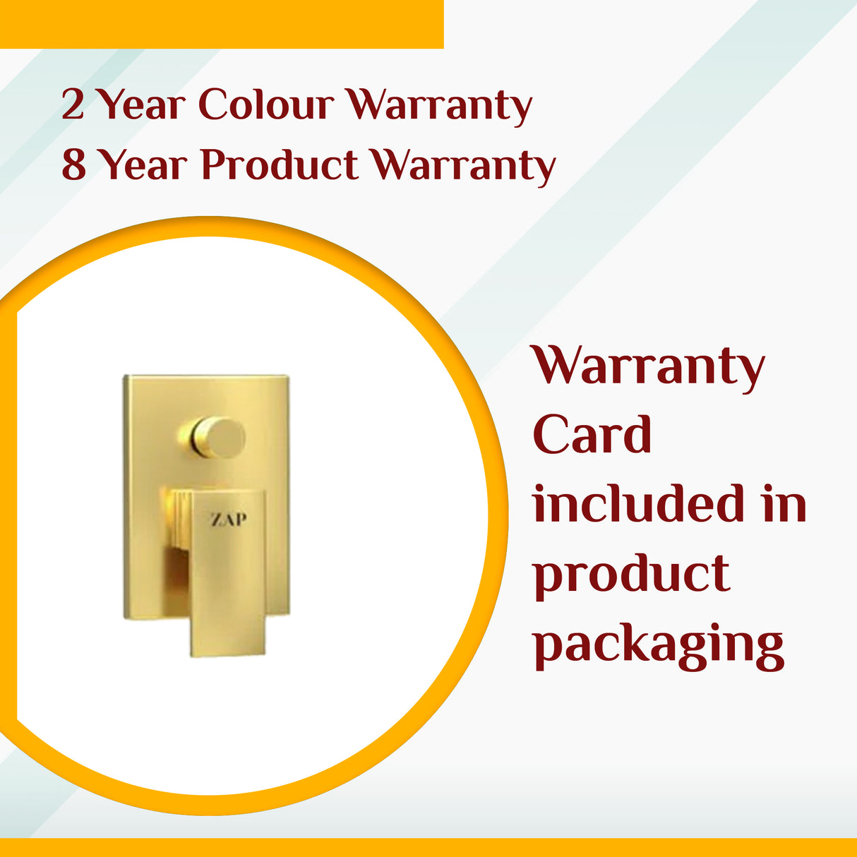 Elixir Gold Diverter with shower set