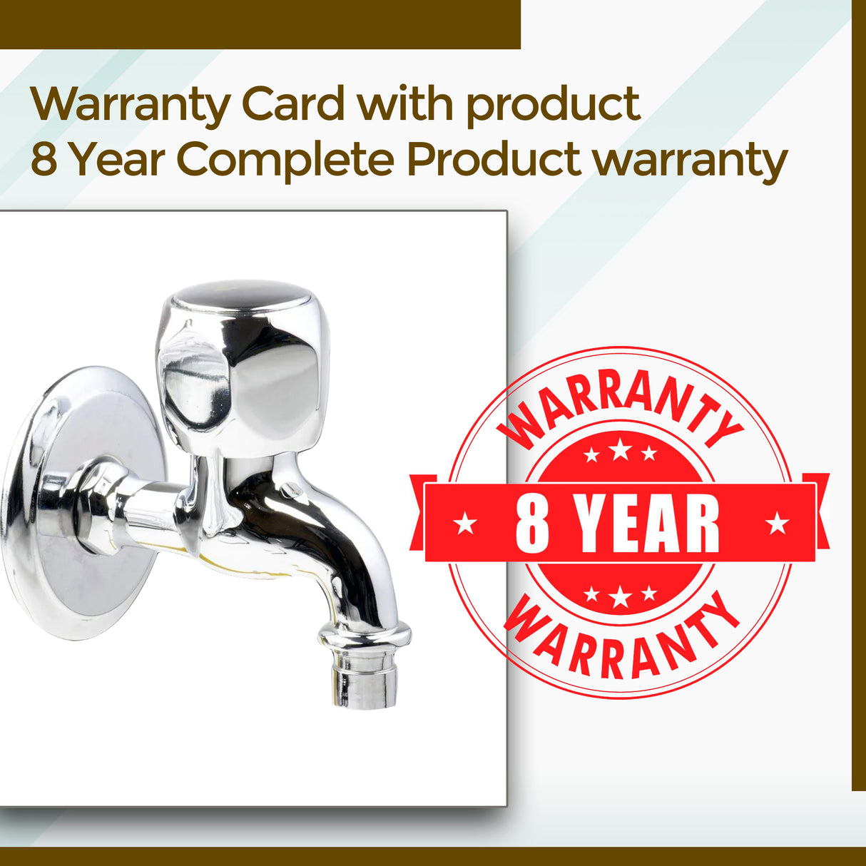 Water Tap - Bathroom/Wash Basin - Chrome Finish