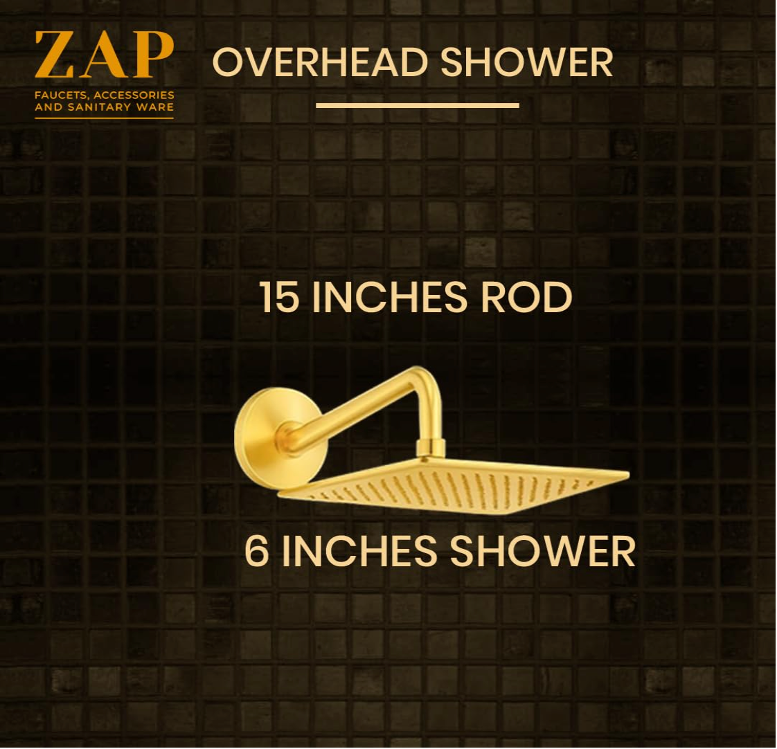 Elixir Gold 3-in-1 Mixer Tap with Shower Set