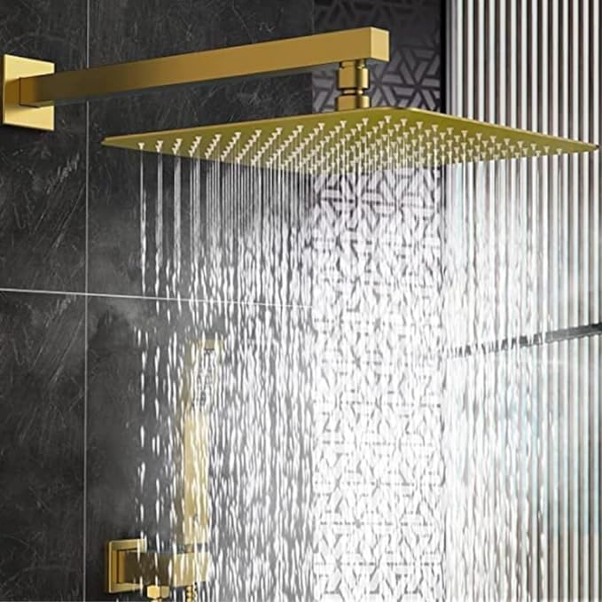 Elixir Gold 360 Degree Rotation Overhead Shower