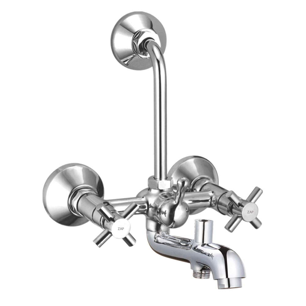 Caster Brass 3-in-1 Wall Mixer