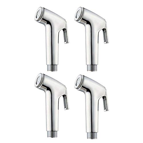 Deluxe ABS Alloy Steel Health Handheld Spray Hand Faucet Gun Shower Chrome Finish (4)
