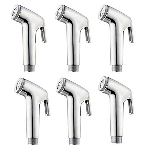 Deluxe ABS Health Handheld Chrome Finish Alloy Steel Spray Hand Faucet Gun Shower (6)