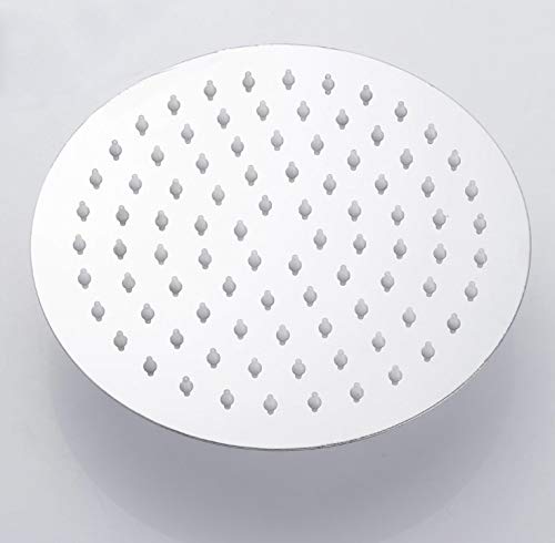 Hexa Ultra Slim Square High Grade 304 Stainless Steel Circular Shower Over Head Showers (8 INCH Showers, Without Rod)