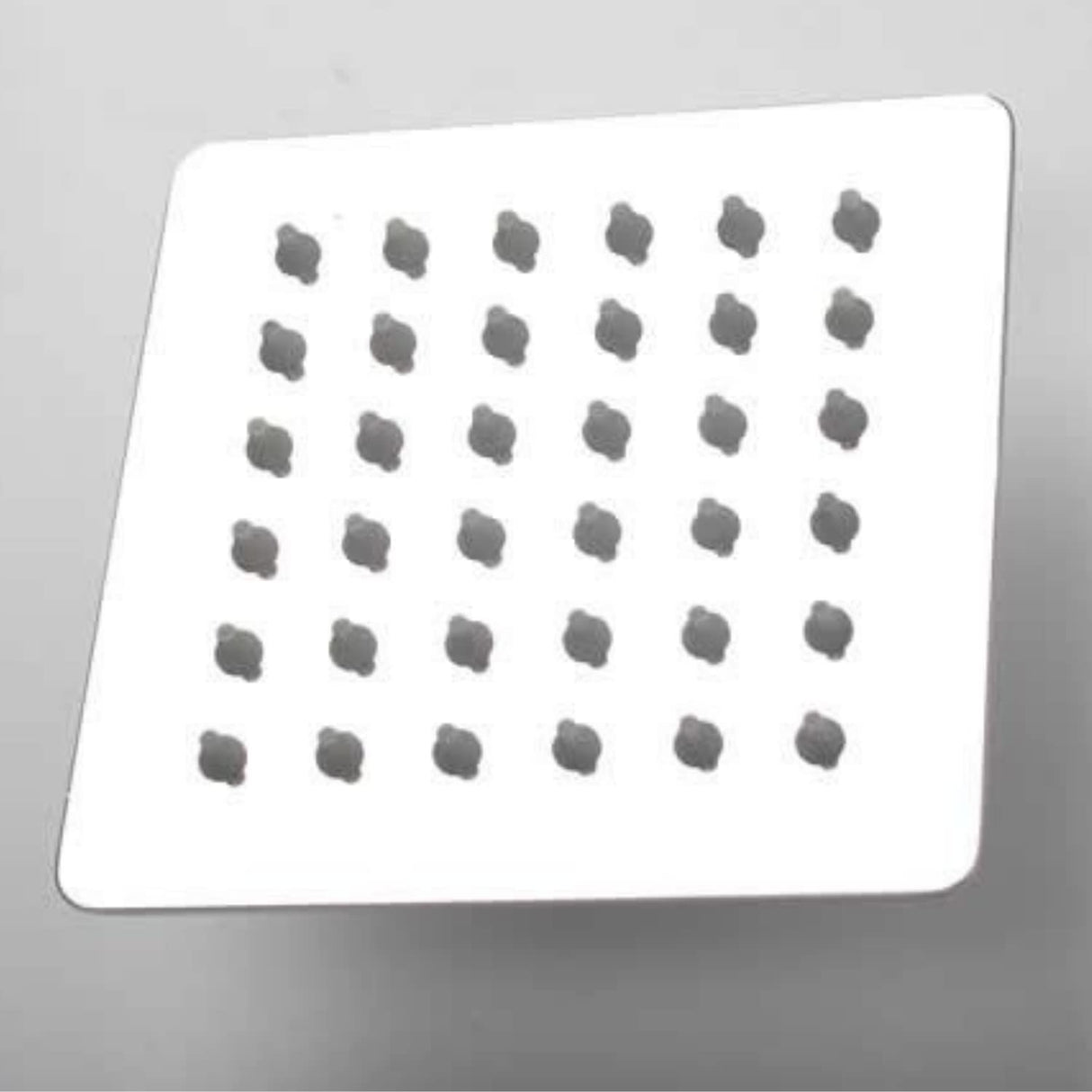 Hexa Ultra Square High Grade 304 Stainless Steel 4 Inch Square Shower Over Head Showers (Without Rod)