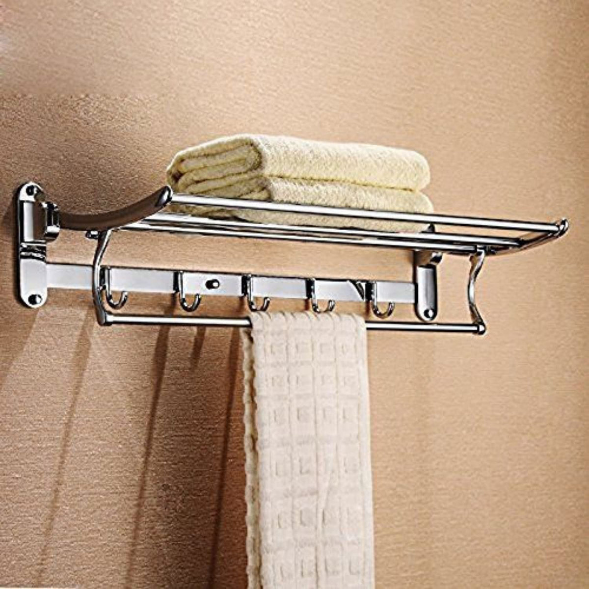 Ocean Series Towel Rack/Stainless Steel Towel Holder 24 Inch Hooks