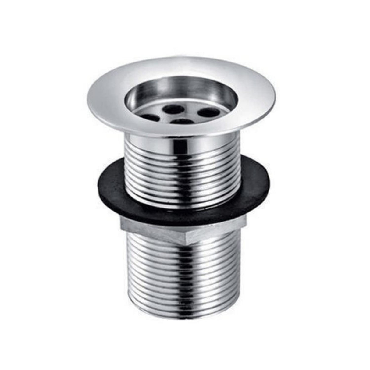 Silver Pop Up Waste Coupling with Full Thread Drain Stopper for Bathroom Vessel Vanity Sink with Overflow (9 Inch)