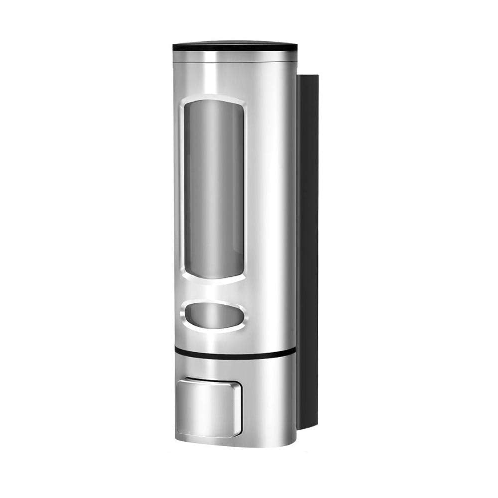 Soap Dispenser Wall Mount Transparent Liquid Soap Dispenser Plastic Soap Dispenser & Bottle for Kitchen Bathroom (1)