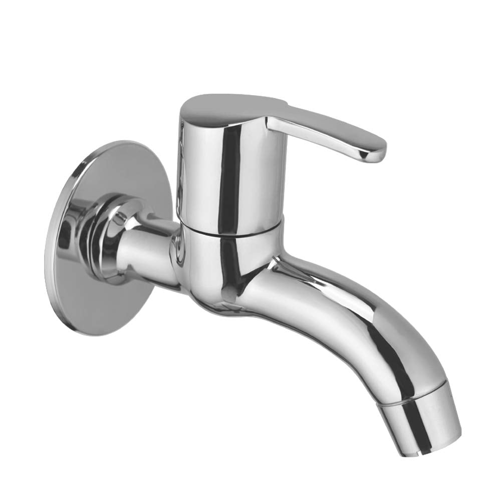 Prime Chrome Plated Brass Body Bib Cock Long Nose Tap for Bathroom & Kitchen