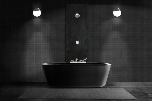 Matte Black Finishes Trend in Indian Bathroom Design