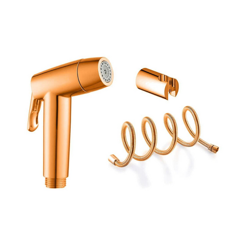 ZAP Eclipse Series Rose Gold Health faucet With 1.5mtr Spring tube and wall hook