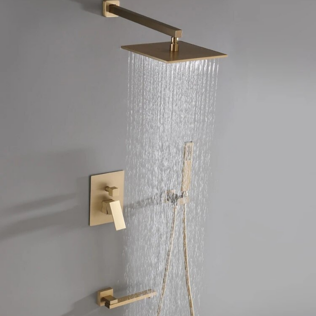 ZAP Elixir Series 5635 High Quality Brass Divertor With Hand shower And Shower head